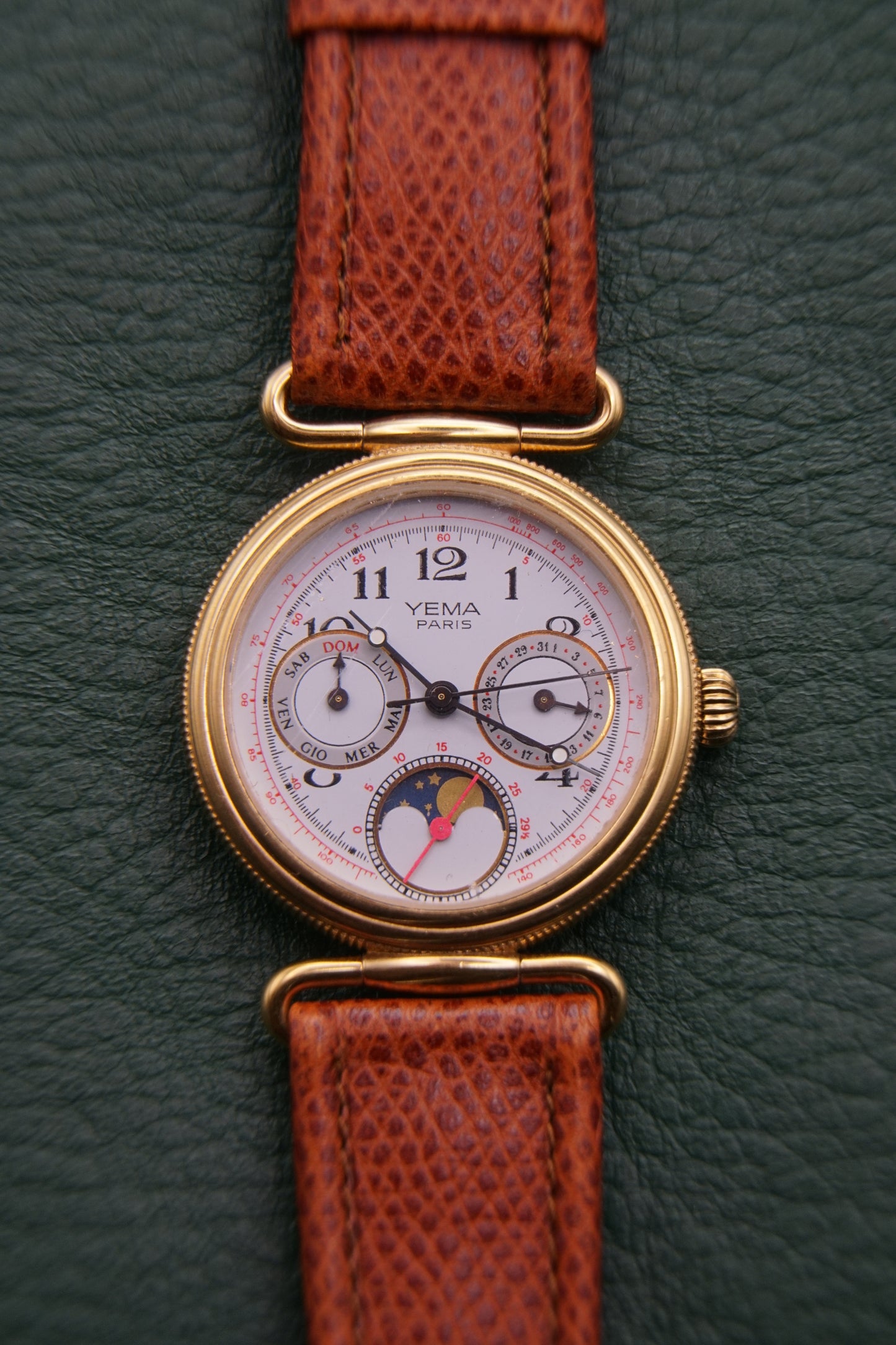Vintage Yema | Moonphase Dresswatch