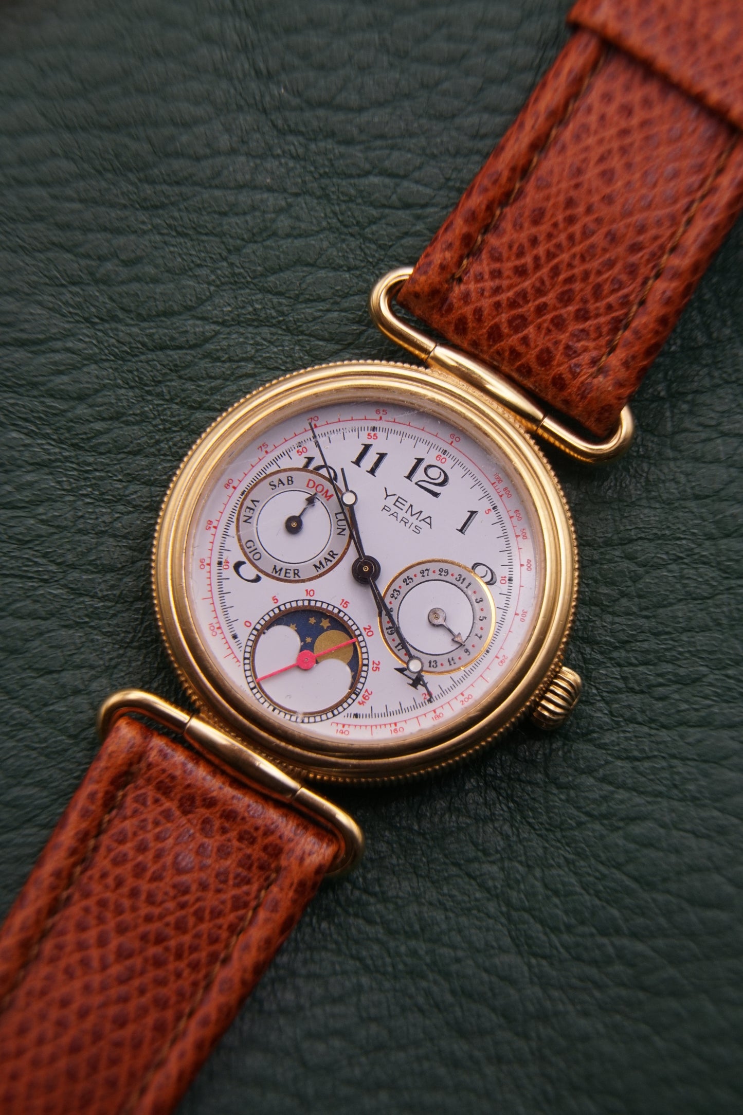 Vintage Yema | Moonphase Dresswatch