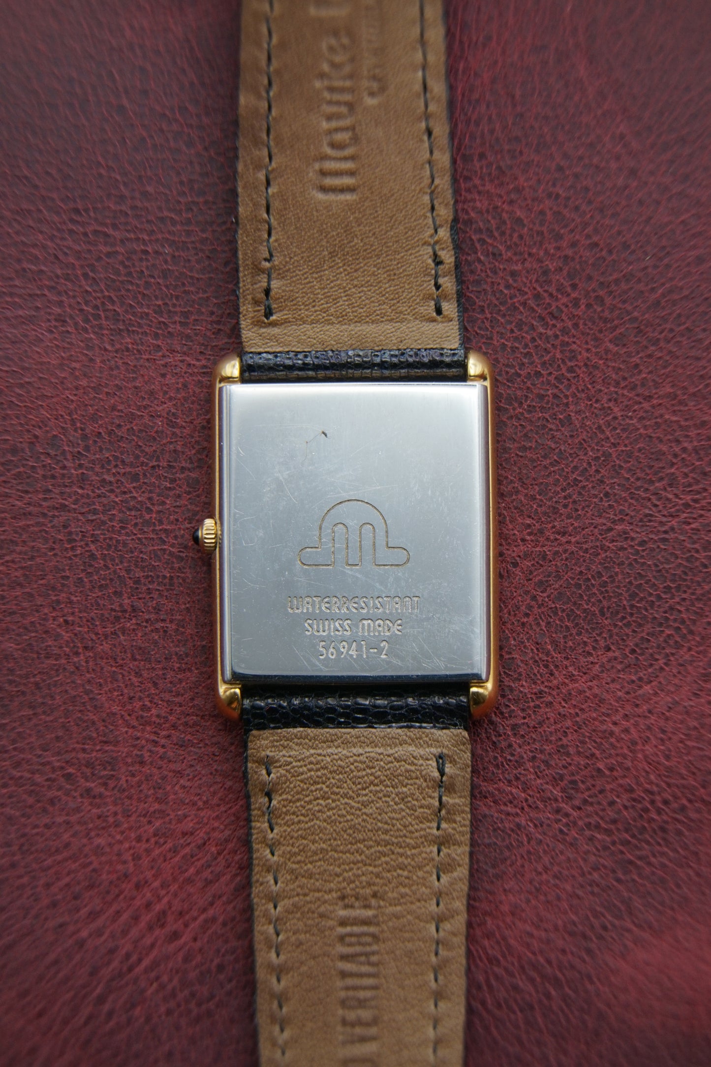 Maurice Lacroix Tank |Schwarzes Ziffernblatt| Full Set!