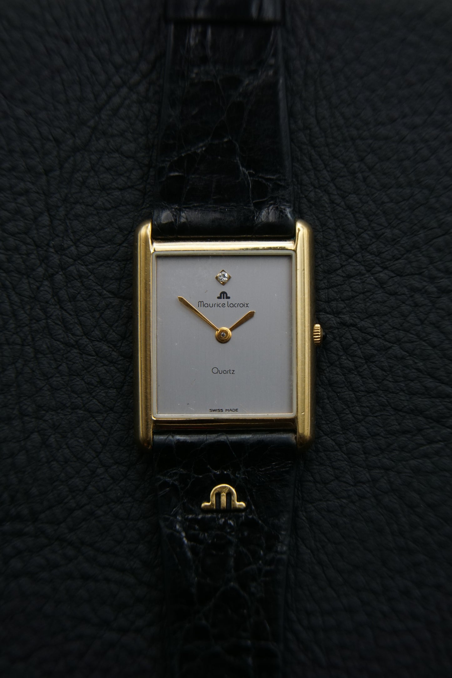 Maurice Lacroix Tank |Graues Ziffernblatt| Full Set!