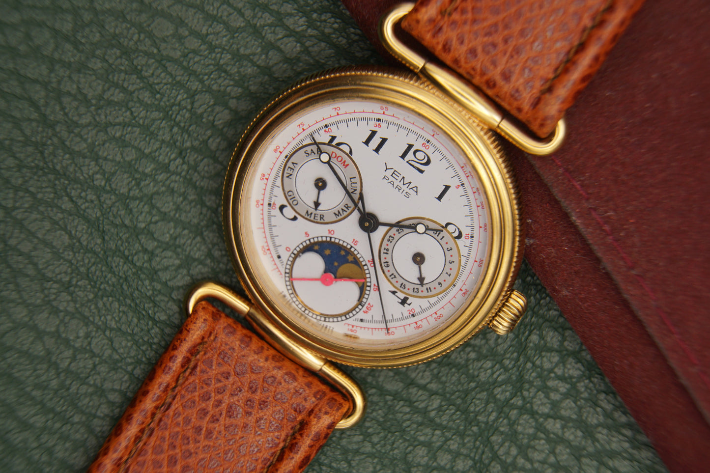 Vintage Yema | Moonphase Dresswatch